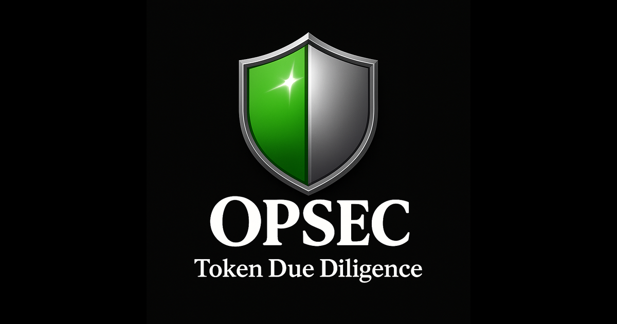 OPSEC — Token Due Diligence - Farcaster Mini Apps